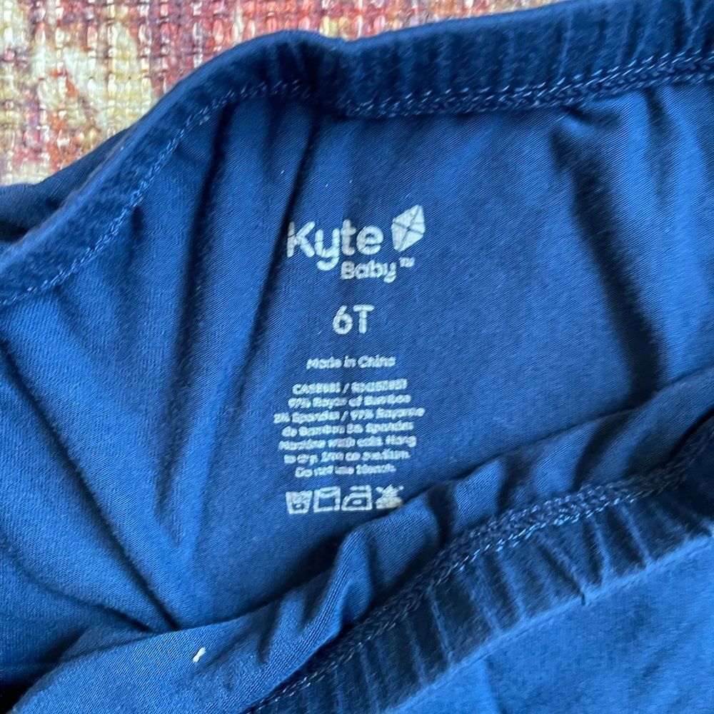 Kyte Baby 6T two pairs of Blue and Black Harem Shorts - Picture 6 of 11